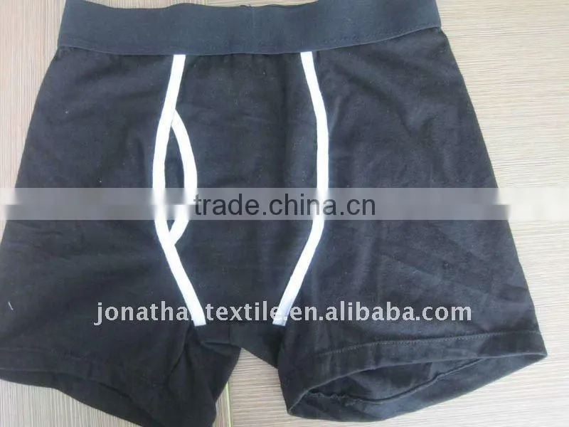 simple traditional style! men's boxer shorts! 95/5 cotton/spandex underwear for men