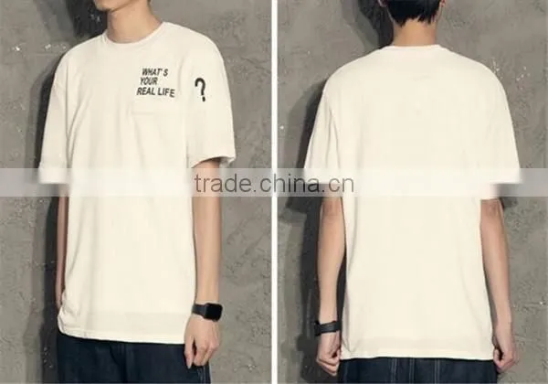 Bulk wholesale custom t shirt printed organic t-shirts
