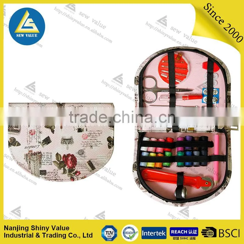Shiny Value New Design Travel Sewing Kit with 53pcs sewing accessories