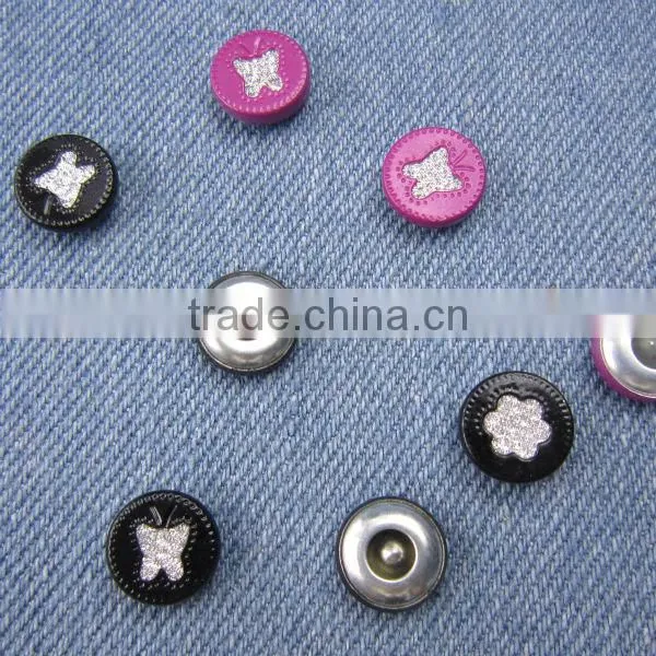 custom jeans rivets buttons