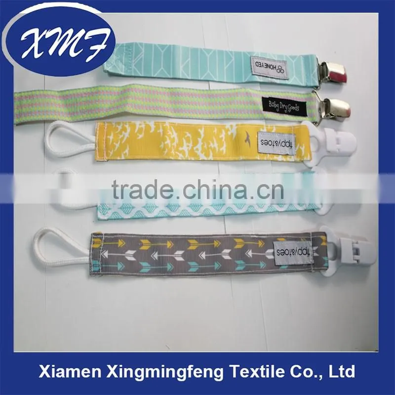 Nursing Bottle Clip Baby Water Baby Bottle Belt Clip printed ribbon for Baby bottlepacifier clip