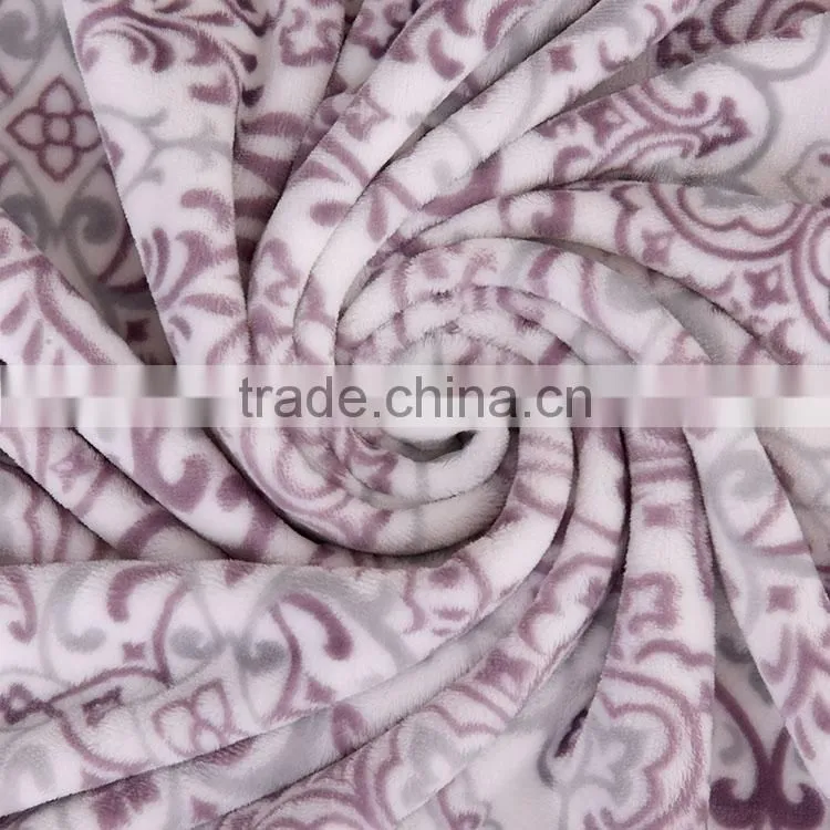 adult wholesale 100% polyester super soft printed flannel blanket