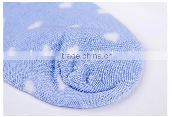 high quality love heart design soft cotton women socks