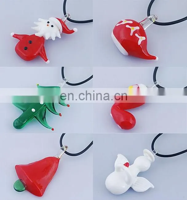 lampwork Glass seahorse Pendant Necklace CTN1108-11