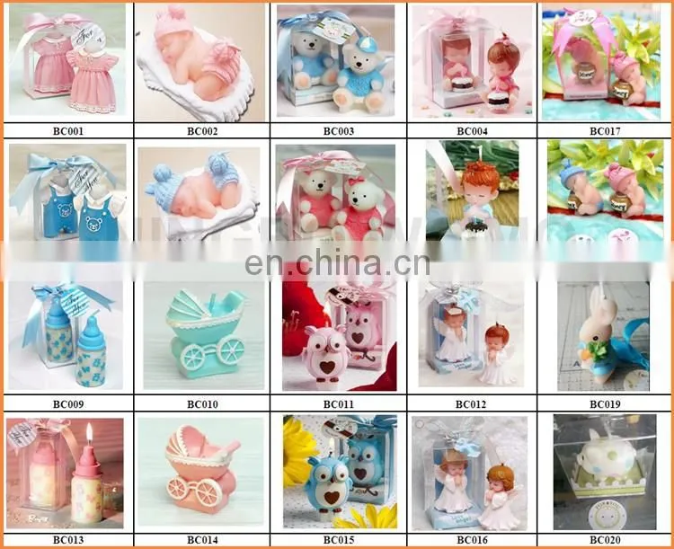 20 Designs New Baby Cute Candle baby birth souvenirs