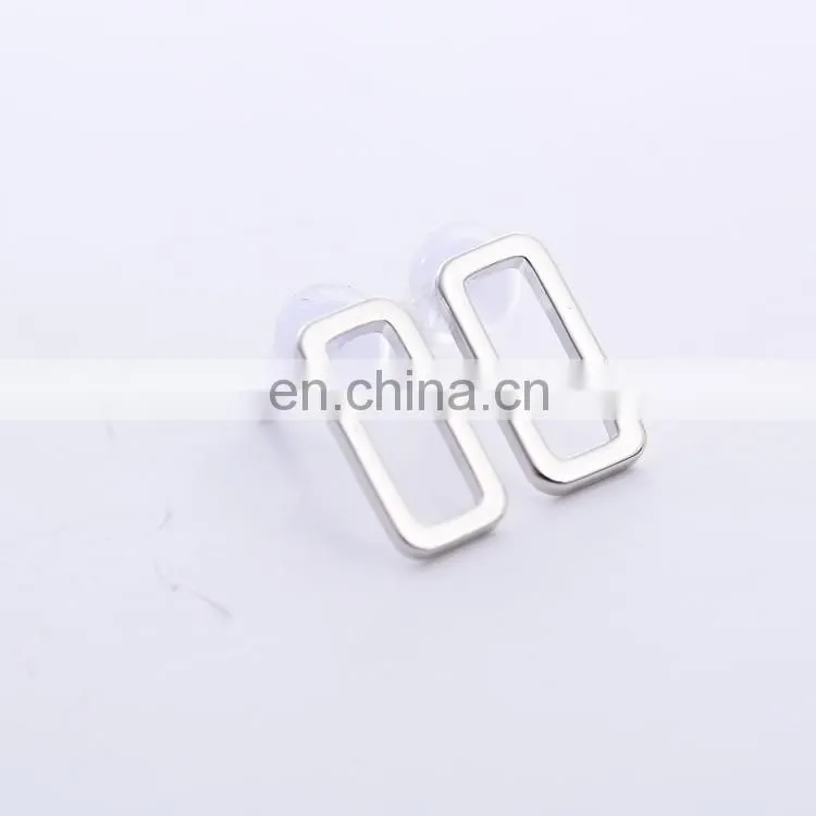 Star and moon studs square jakets earring