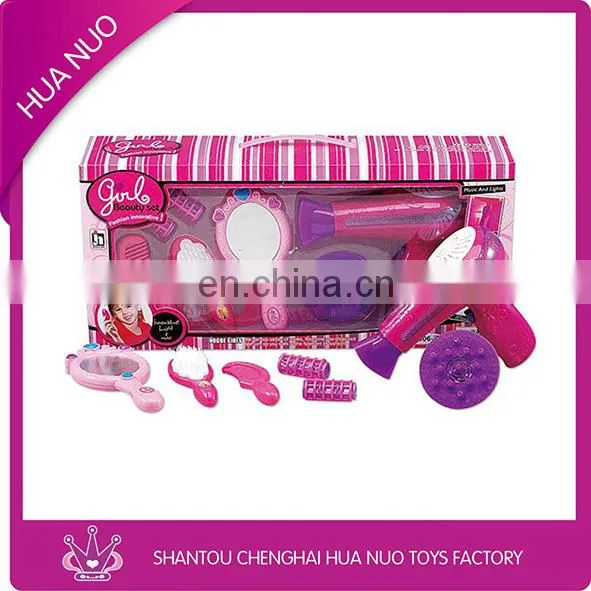 Beauty set girl haircut play house toy
