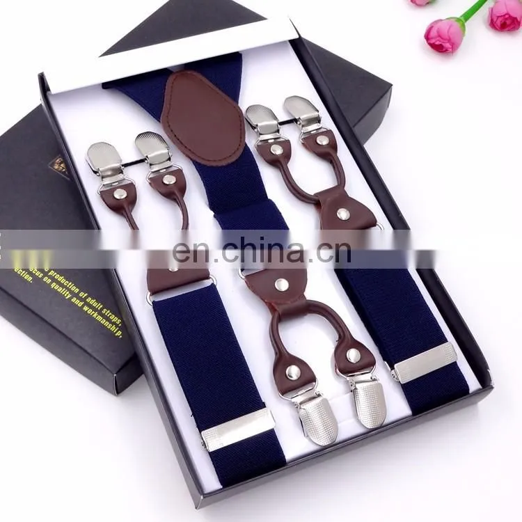 2017 yiwu hot sale fashion custom men's suspenders