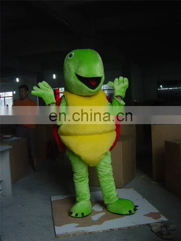 2016 Lovely green turtle mascot costume adult sea turtles mascot costume