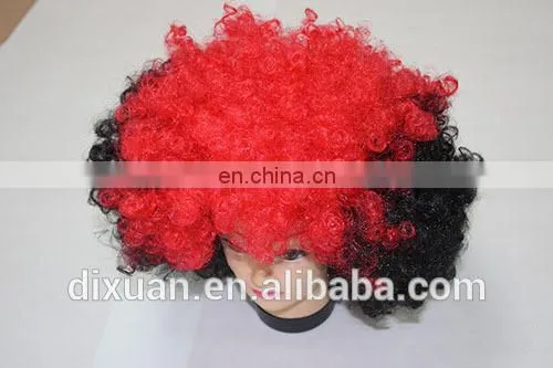 DiXuan Popular High Quality Colorful Fans Wigs crazy color wigs
