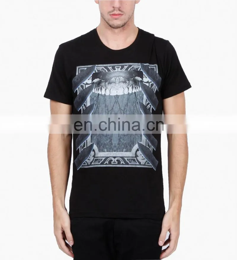 discharge printing short sleeve mens cotton t shirts 2015 cheap custom factory t shirts