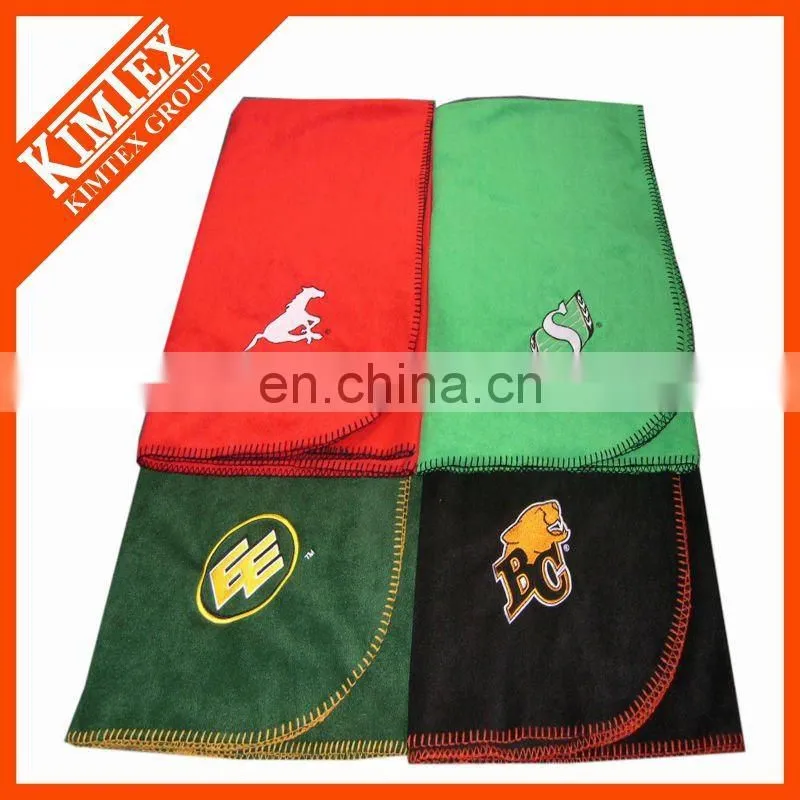 Micro-fiber fleece colorful used blanket for sale