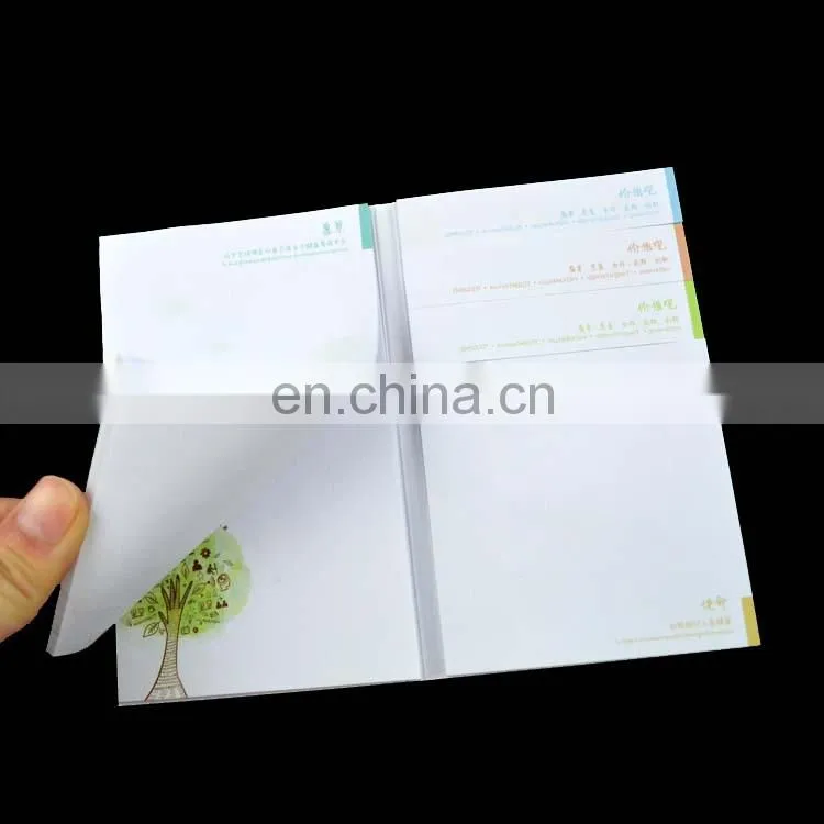 self adhesive custom print memo pads for advertising