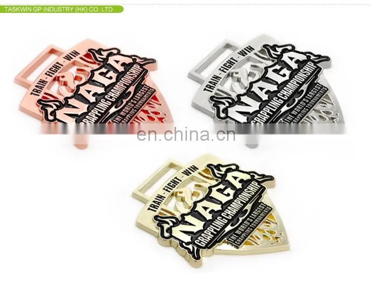 Promotional cheap customized your own design gold brass souvenir award sport medal