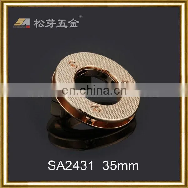 Song A Metal rose gold Zinc alloy fancy eyelet small size 12mm metal eyelet for purse