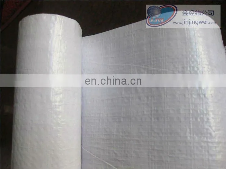 White Tarps Laminated Fabric