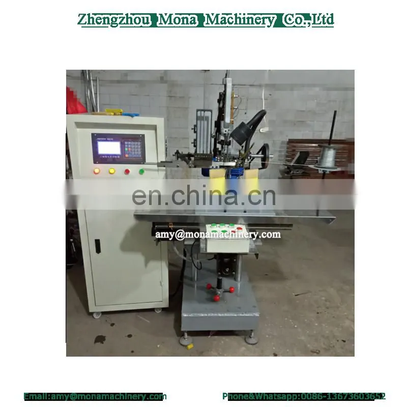 Garden Broom Ceiling Brush Wooden Broom CNC Automatic Broom Tufting Machine