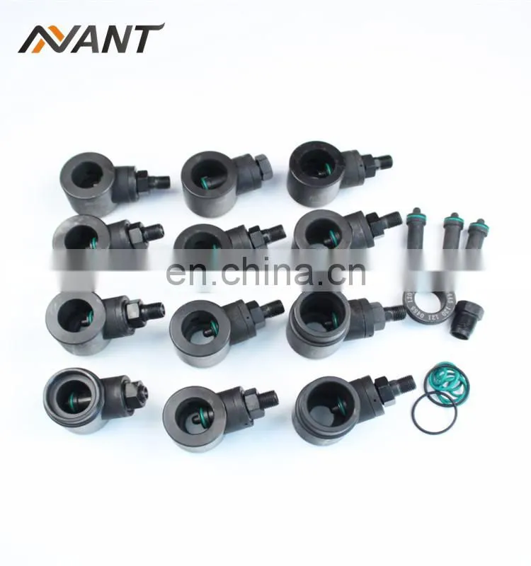 12pcs common rail injector adaptors injector fixtures tools