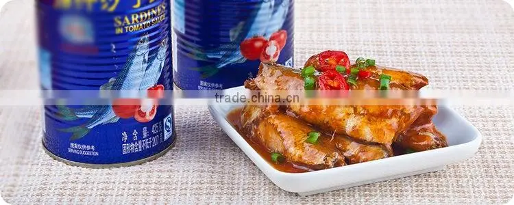 Canned sardines in oil/brine/tomato sauce