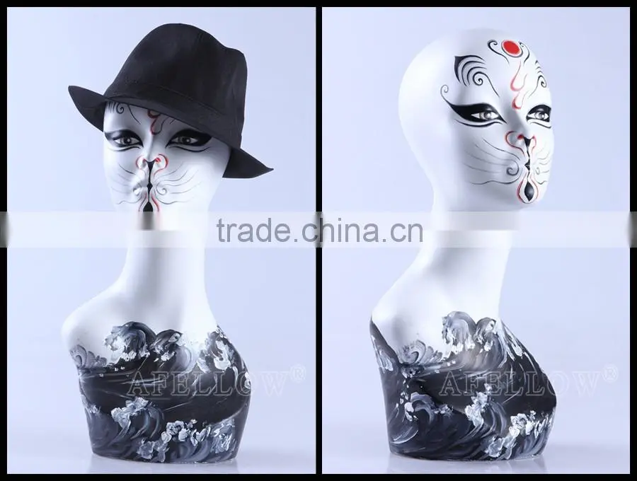 RetroStyle mannequin head Window Dispaly Plastic Female Head Realistic head manikin,Wholesale Cheaper Head Mannequin, H1058