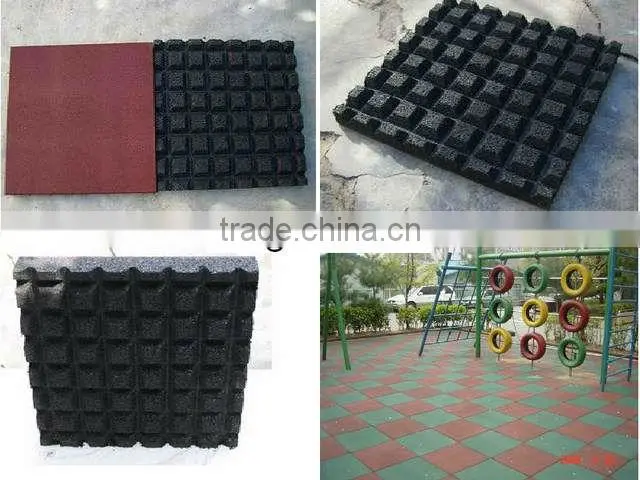 Pole Connecting Rubber Tile/school rubber tile