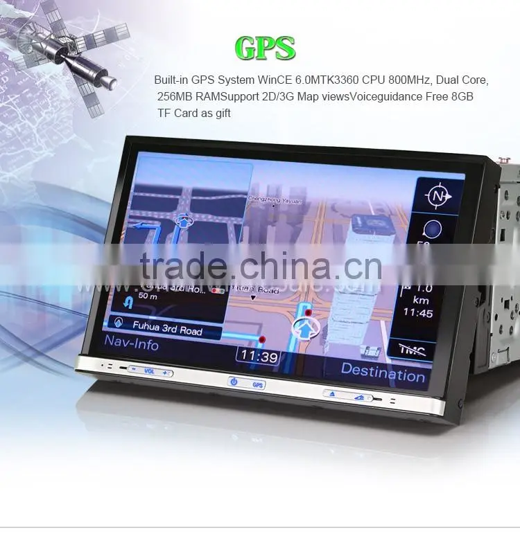 Erisin ES8020M 8" Cheap MTK Car Audio DVD GPS Navigation System