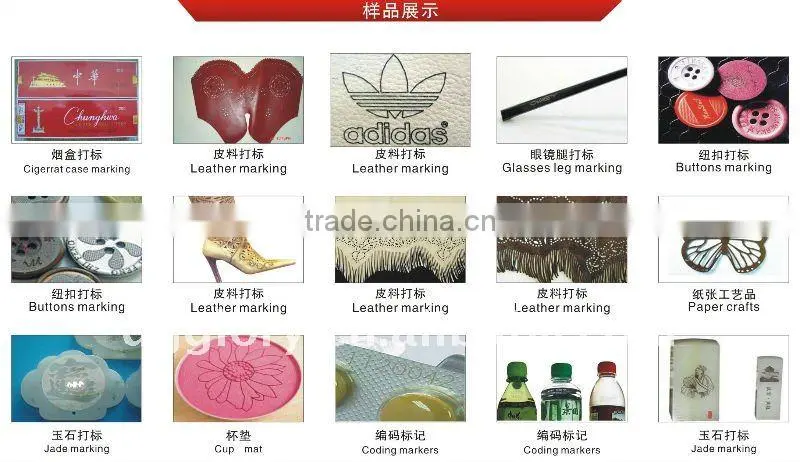 Co2 CTI metal laser for Jeans Marking Machine with big size 1.2m x1.2m