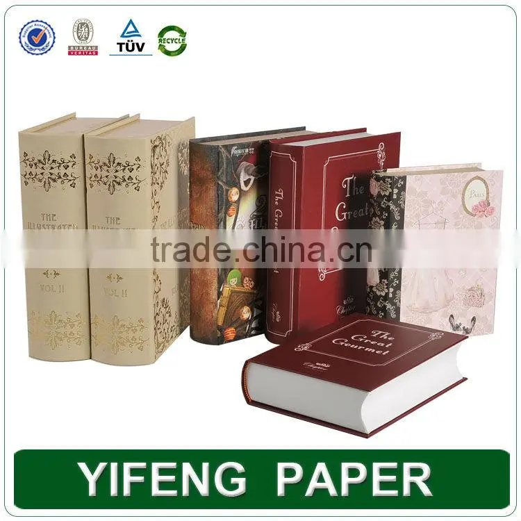 Yifeng custom magnetic closure book shape paper gift box