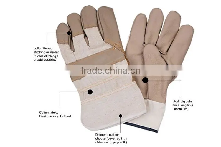 Durable Leather Gardening Gloves Personal Protective Equipment LG026