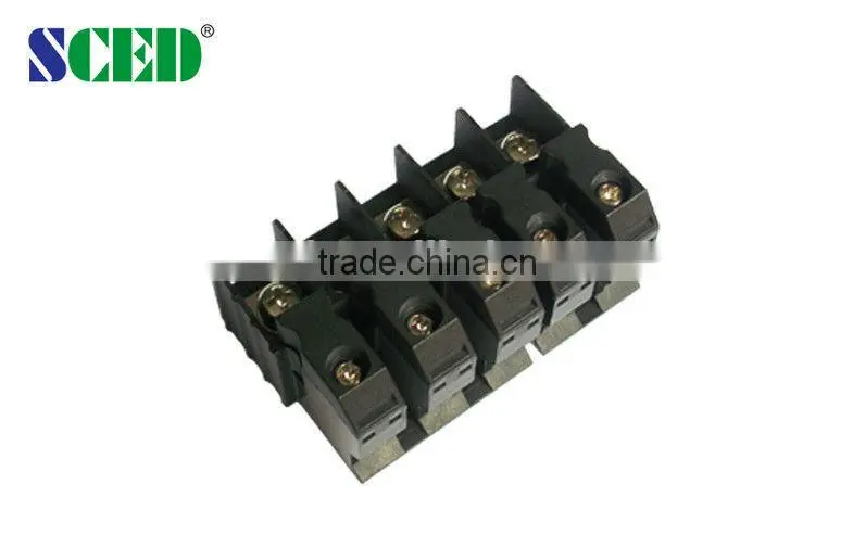 15.00mm Pitch Through Panel Terminal block with 85Amp Current bulkhead terminal