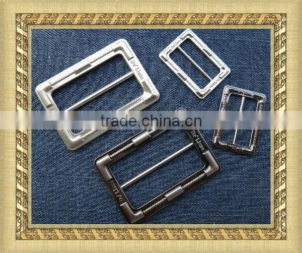 high end and quality metal belt buckle buttons with logo for garments