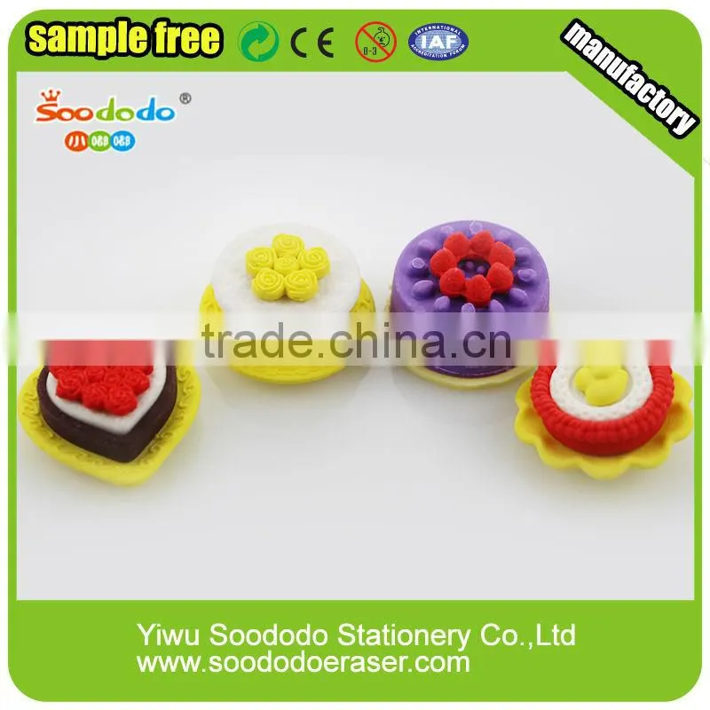 Novetly Cake eraser stationery set for gifts