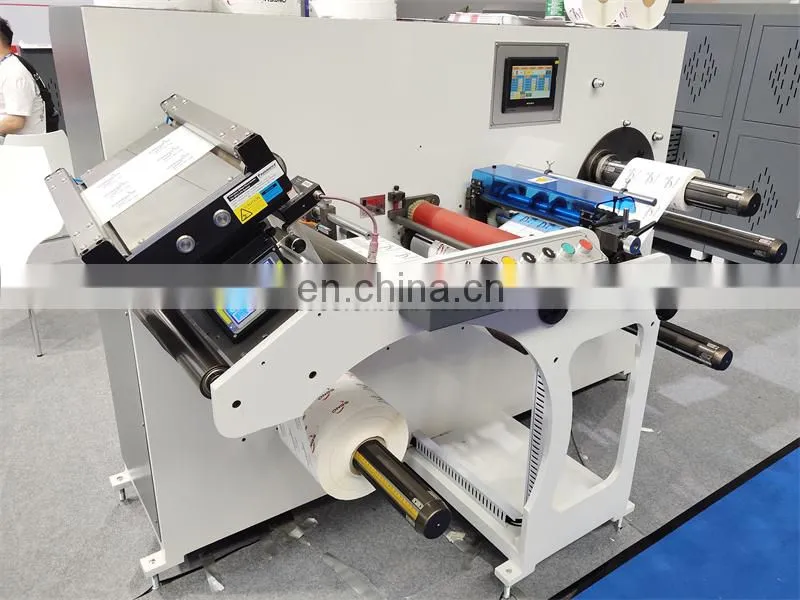UTS420H Turret Type High Speed Automatic Label Cutting Machine, self-adhesive sticker cutter rewinder