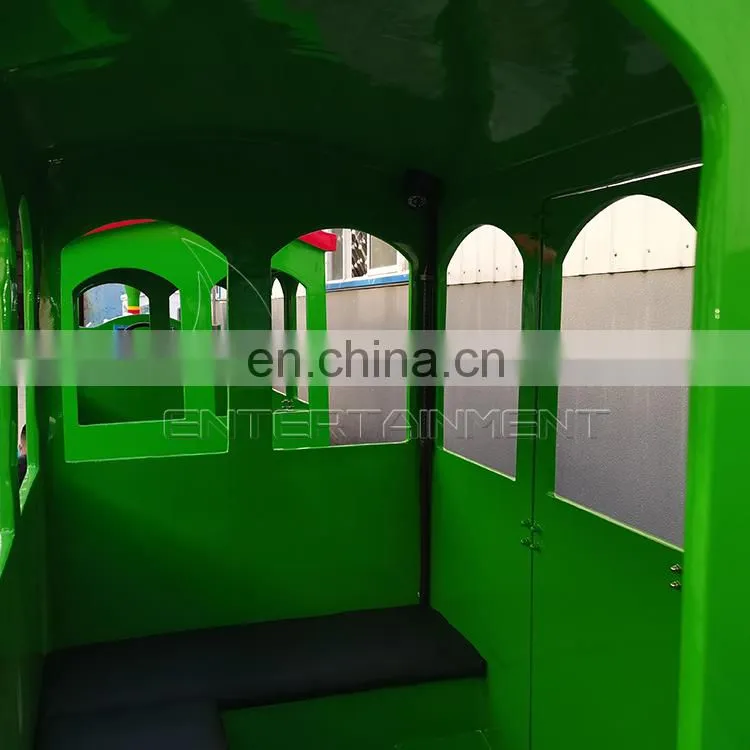 20 seats trackless train rides amusement park equipment electric trackless tourist train for sale