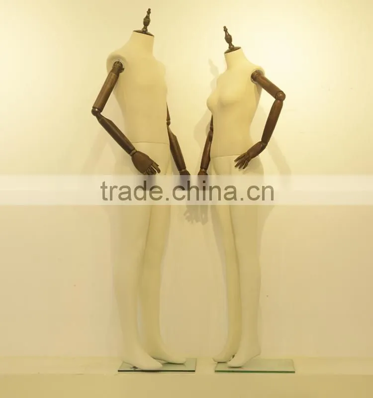 flexible male mannequin with neck cup