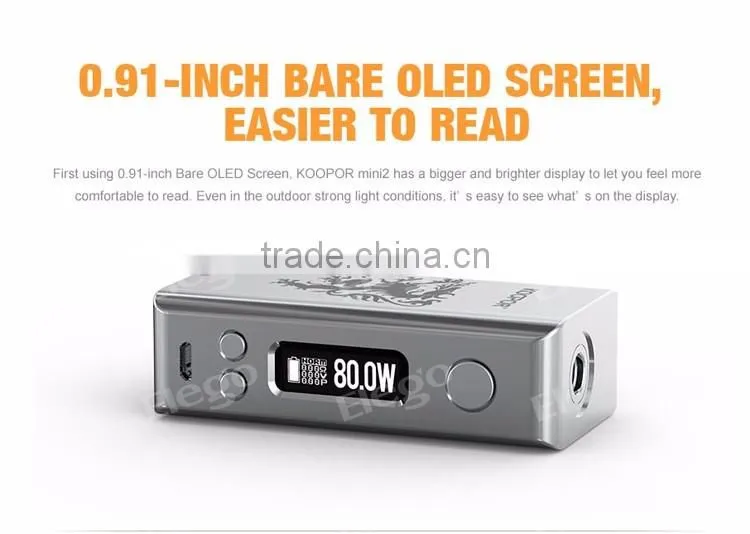2016 Original Smok Knight Kit with 80W 2600mAh Mod Kit Wholesale for tdp