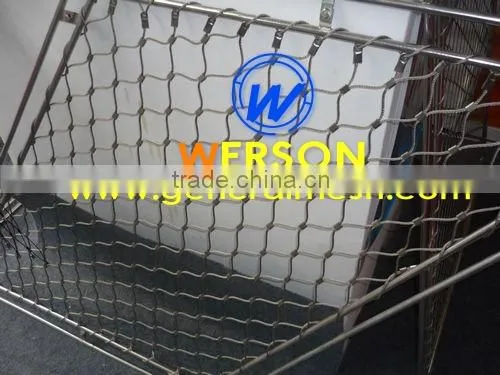 agriculture anti bird aviary mesh / net ,stainless steel stadium wire mesh ,hand woven or ferruled | generalmesh