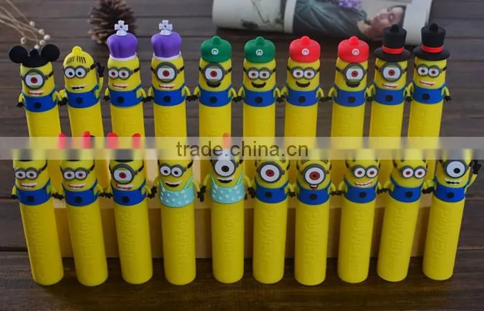 2600mAh PVC power bank cartoon avenger power bank for mobile phone