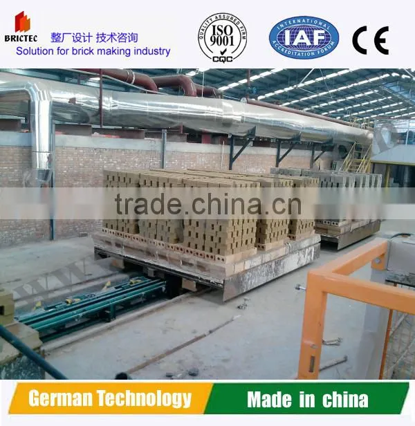 Automatic plc control baked brick making machinery and kiln equipment