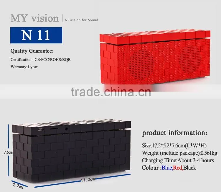 Mini lovely bluetooth earphone loudspeakers for mp3 music player