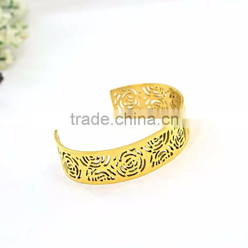fashion jewelry cuff bangle girl stainless steel cuff bracelet