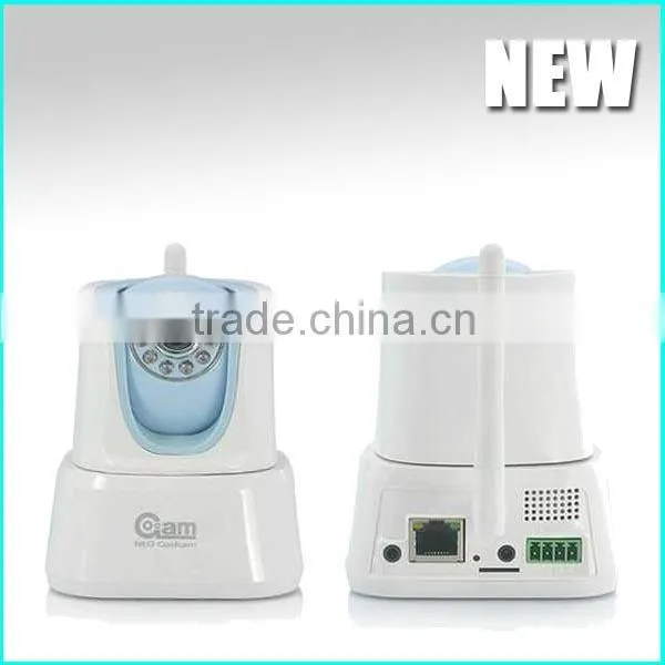 Protable Pan Tilt Wireless Wifi IP Camera with Alarm action from shenzhen