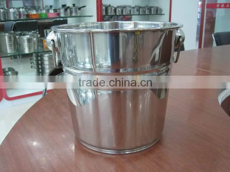 7L, 9L Large stainless steel ice bucket/beer bucket/champagne bucket
