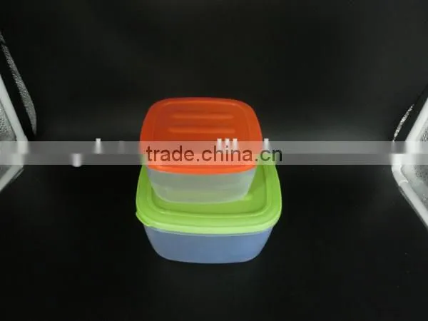 2015 new product wholesale customized LOGO safety plastic food container food boxes