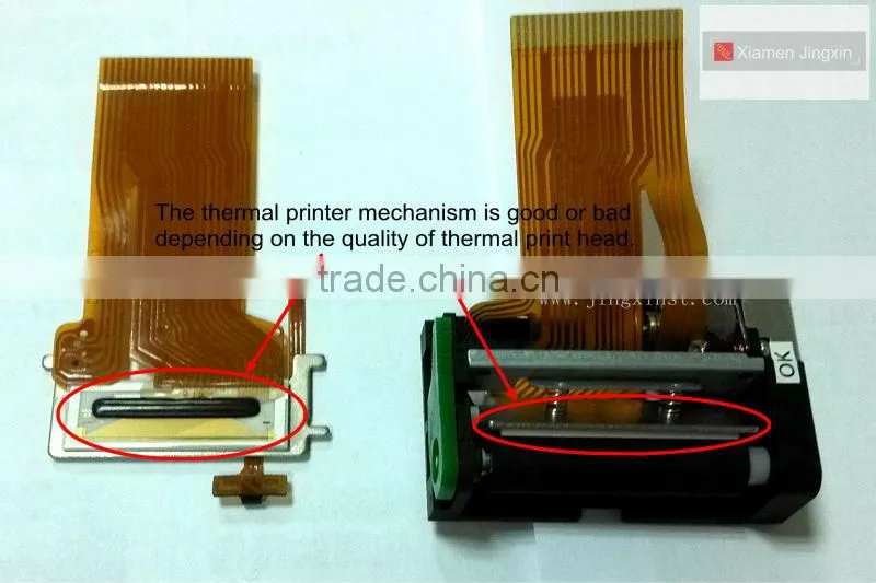 1 inch portable thermal bill printer head JX-1R-01A