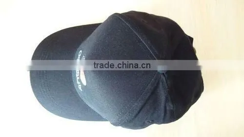 black custom cotton printing 5 panel hat custom