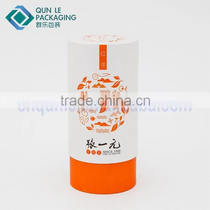 Custom Logo Biodegradable Cardboard Paper Tube Packaging for Tea