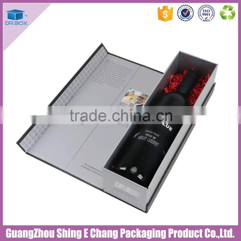 Factory Making Fancy single wine glass box for packaging