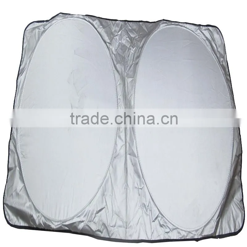 nylon car sun shade car sunshade double ring sunshade silver sunshade car accessories