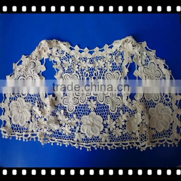 Hot selling cotton crochet lace vest for women
